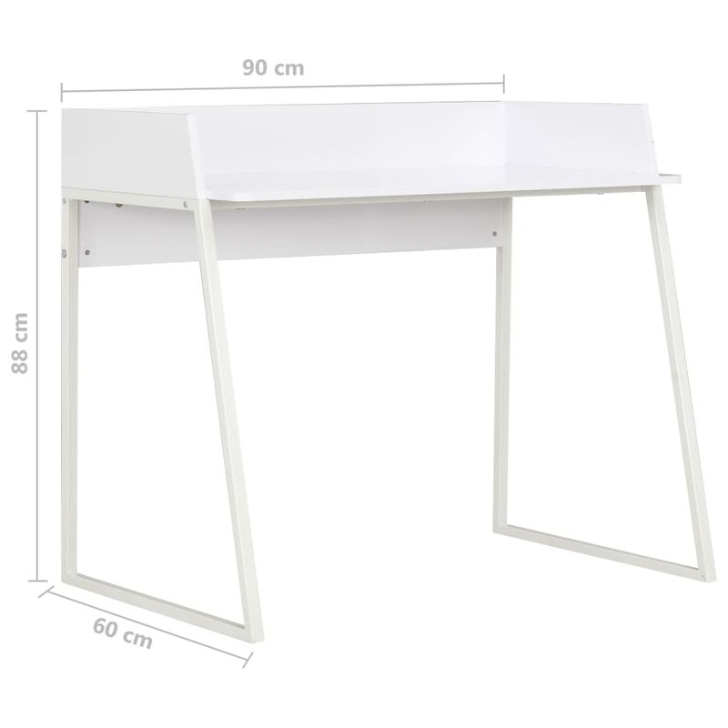 Casa si Gradina - Mobilier - Mese si birouri - Birouri - Birou, alb, 90 x 60 x 88 cm - Infinity.ro