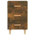 Casa si Gradina - Mobilier - Comode si corpuri - Noptiere - Noptiera, stejar fumuriu, 40x40x66 cm, lemn compozit - Infinity.ro