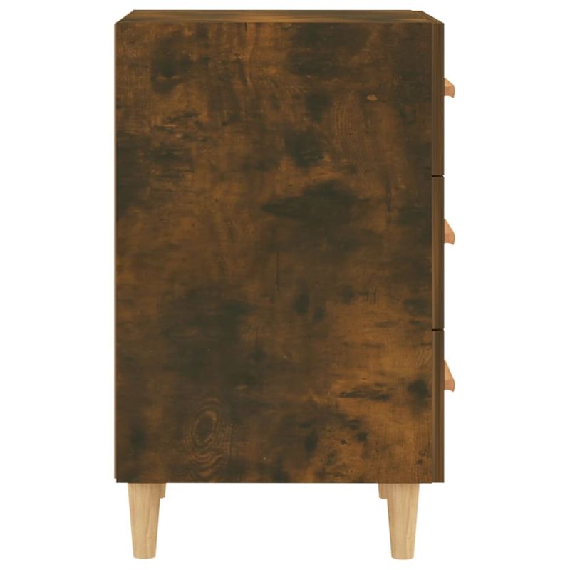 Casa si Gradina - Mobilier - Comode si corpuri - Noptiere - Noptiera, stejar fumuriu, 40x40x66 cm, lemn compozit - Infinity.ro