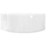 Casa si Gradina - Sanitare - Lavoar baie si accesorii - Lavoare si piedestale - Chiuveta de baie din ceramica, orificiu robinet/preaplin, rotund, alb - Infinity.ro