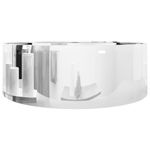 Casa si Gradina - Sanitare - Lavoar baie si accesorii - Lavoare si piedestale - Chiuveta de baie din ceramica, argintiu, 46,5x15,5 cm, ceramica - Infinity.ro