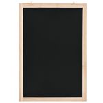 Carti si Birotica - Birotica - Accesorii de birou - Table si clipboard-uri - Tabla neagra pentru perete, lemn de cedru, 40 x 60 cm - Infinity.ro