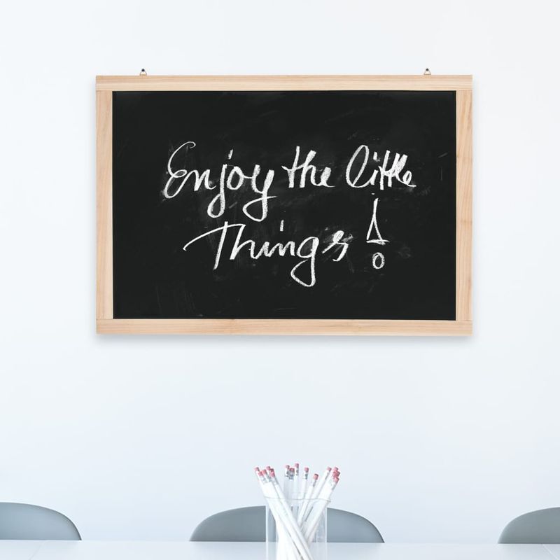 Carti si Birotica - Birotica - Accesorii de birou - Table si clipboard-uri - Tabla neagra pentru perete, lemn de cedru, 40 x 60 cm - Infinity.ro