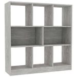 Casa si Gradina - Mobilier - Biblioteci si rafturi - Biblioteci - Biblioteca, gri beton, 97,5x29,5x100 cm, PAL - Infinity.ro