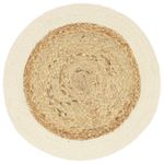 Casa si Gradina - Textile si covoare - Textile bucatarie - Servete si naproane - Naproane, 4 buc., natural, 38 cm, iuta si bumbac, rotund - Infinity.ro