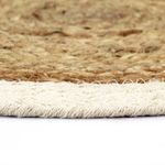 Casa si Gradina - Textile si covoare - Textile bucatarie - Servete si naproane - Naproane, 4 buc., natural, 38 cm, iuta si bumbac, rotund - Infinity.ro