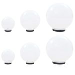 Casa si Gradina - Corpuri si surse de iluminat - Iluminat exterior - Felinare - Lampi bol cu LED , 6 buc., 20/30/40 cm, PMMA, sferic - Infinity.ro