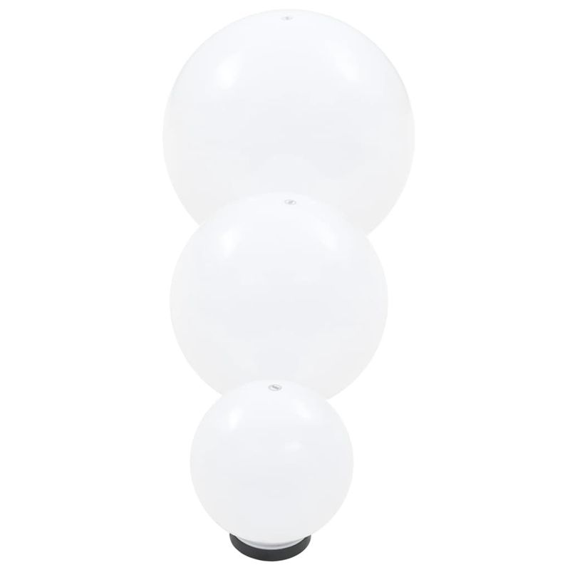 Casa si Gradina - Corpuri si surse de iluminat - Iluminat exterior - Felinare - Lampi bol cu LED , 6 buc., 20/30/40 cm, PMMA, sferic - Infinity.ro