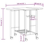Casa si Gradina - Mobilier - Seturi de mobilier - Seturi mese si scaune - Set masa si scaune de bucatarie pliabile din MDF, negru, 5 piese - Infinity.ro