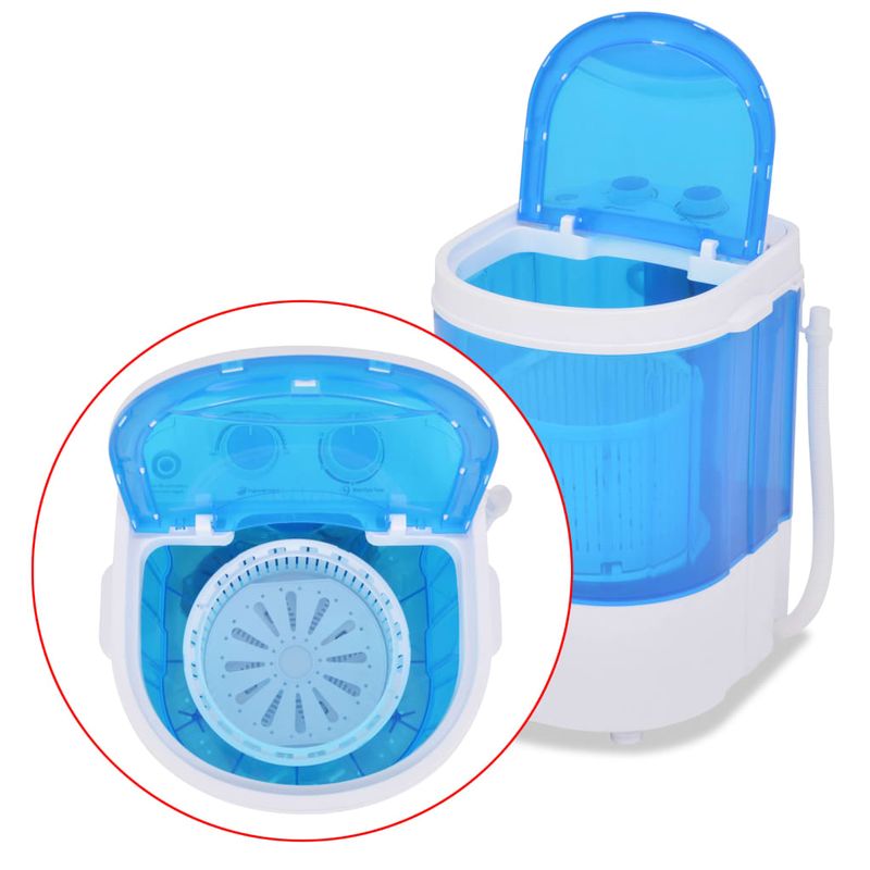 Electronice si Electrocasnice - Masini si uscatoare de rufe - Masini de spalat rufe - Masini de spalat rufe verticale - Masina de spalat mini, cuva simpla, 2,6 kg - Infinity.ro