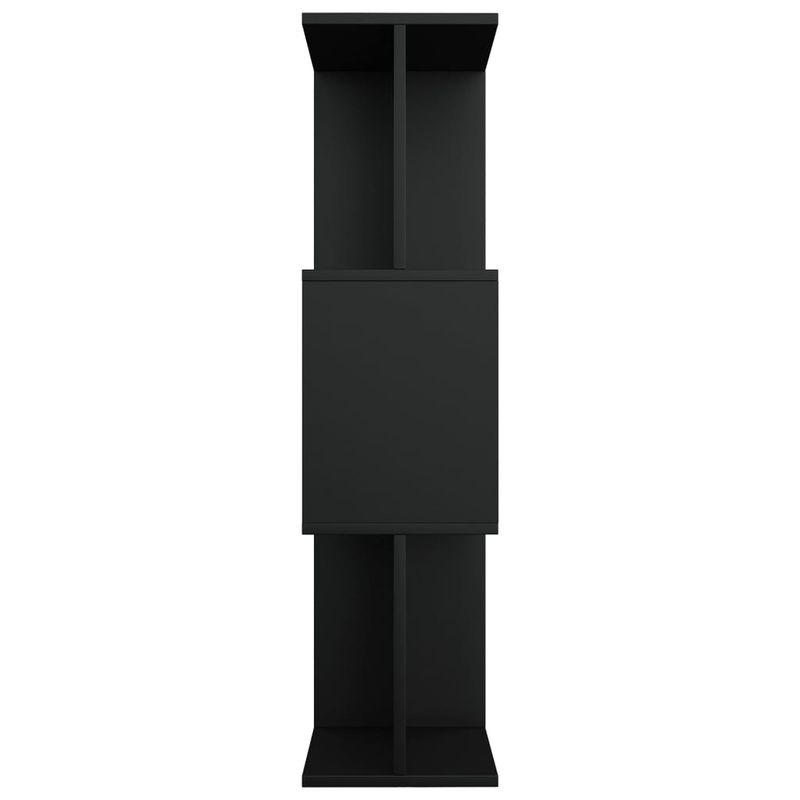 Casa si Gradina - Mobilier - Biblioteci si rafturi - Biblioteci - Biblioteca/Separator camera, negru, 80x24x96 cm, PAL - Infinity.ro