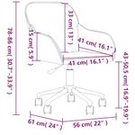 Casa si Gradina - Mobilier - Scaune si fotolii - Scaune - Scaune de bucatarie pivotante, 2 buc., maro, catifea - Infinity.ro