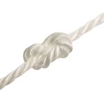 Casa si Gradina - Constructii - Feronerie si accesorii - Sfoara si lanturi - Franghie impletita polipropilena , Alb, 12 mm, 50 m, polipropilena - Infinity.ro