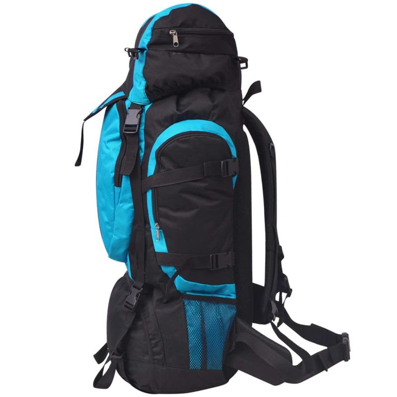 Sport si Outdoor - Articole de voiaj - Rucsacuri - Rucsac pentru drumetii XXL, 75 L, negru si albastru - Infinity.ro