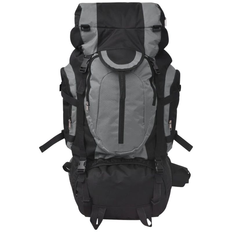Sport si Outdoor - Articole de voiaj - Rucsacuri - Rucsac pentru drumetii XXL, 75 L, negru si gri - Infinity.ro