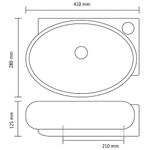 Casa si Gradina - Sanitare - Lavoar baie si accesorii - Lavoare si piedestale - Chiuveta de baie, negru, ceramica, rotund - Infinity.ro