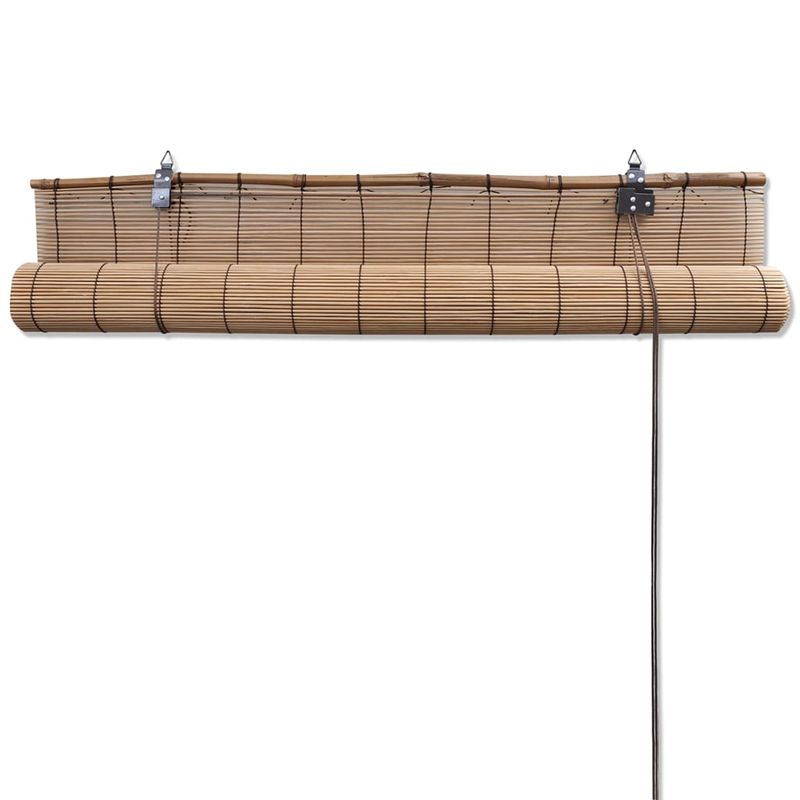 Casa si Gradina - Textile si covoare - Rulouri si jaluzele - Jaluzele rulabile, 150 x 220 cm, bambus natural, maro - Infinity.ro