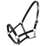 Sport si Outdoor - Accesorii si echipamente sportive - Echitatie - Capastru reglabil din piele naturala, negru, full - Infinity.ro