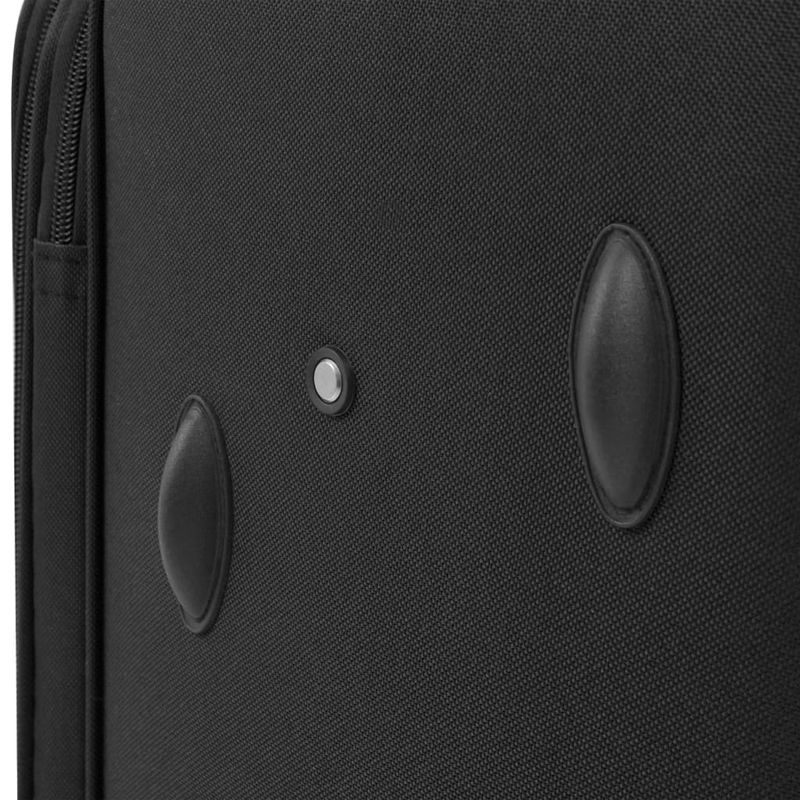 Sport si Outdoor - Articole de voiaj - Genti voiaj - Set de valize din material textil, 3 piese, negru - Infinity.ro