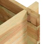 Casa si Gradina - Gradinarit si plante - Plante si ghivece - Ghivece si suporturi - Strat inaltat legume gradina, 40 cm, lemn de pin tratat - Infinity.ro