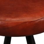 Casa si Gradina - Mobilier - Seturi de mobilier - Seturi bucatarie - Set mobilier bar, 5 piese lemn masiv reciclat si piele naturala - Infinity.ro