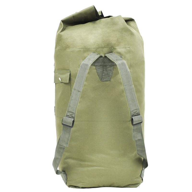 Sport si Outdoor - Articole de voiaj - Rucsacuri - Rucsac in stil militar, 85 L, verde masliniu - Infinity.ro