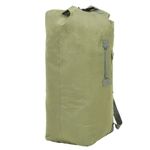 Sport si Outdoor - Articole de voiaj - Rucsacuri - Rucsac in stil militar, 85 L, verde masliniu - Infinity.ro