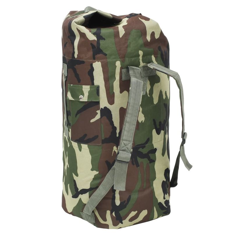 Sport si Outdoor - Articole de voiaj - Genti voiaj - Rucsac in stil militar, 85 L, camuflaj - Infinity.ro