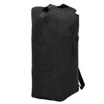 Sport si Outdoor - Articole de voiaj - Genti voiaj - Rucsac in stil militar, 85 L, negru - Infinity.ro