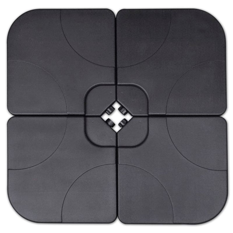 Casa si Gradina - Gradina si terasa - Umbrele si pavilioane - Umbrele - Umbrela din aluminiu cu baza portabila, alb - Infinity.ro