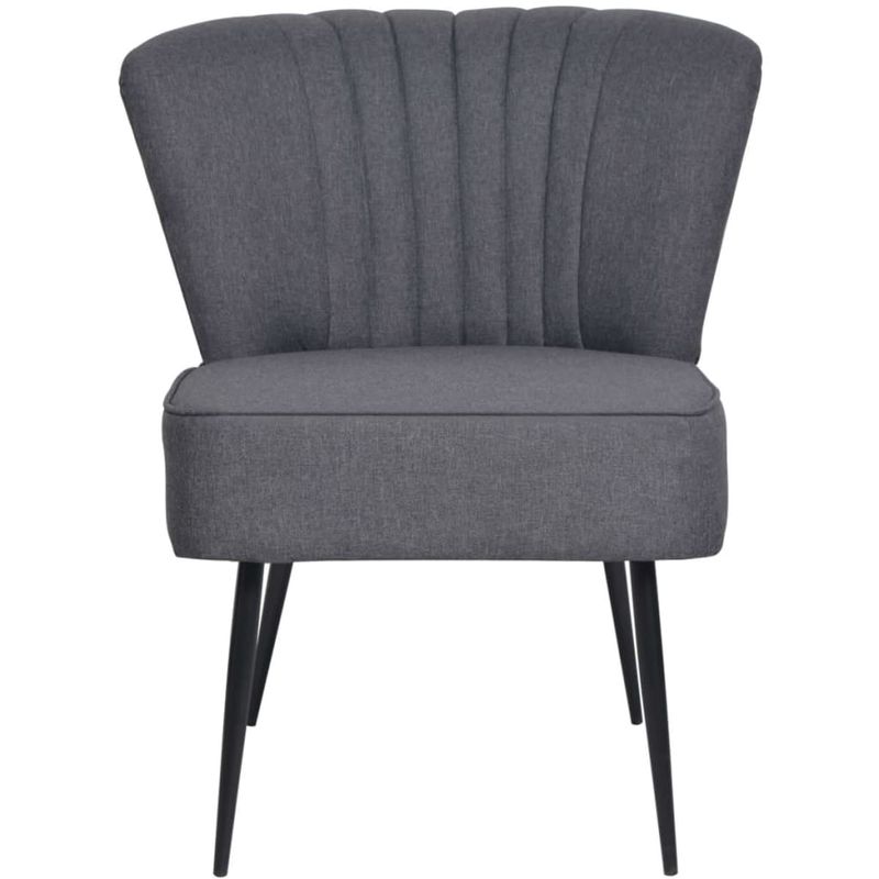 Casa si Gradina - Mobilier - Scaune si fotolii - Scaune - Scaun cocktail, gri inchis, material textil - Infinity.ro