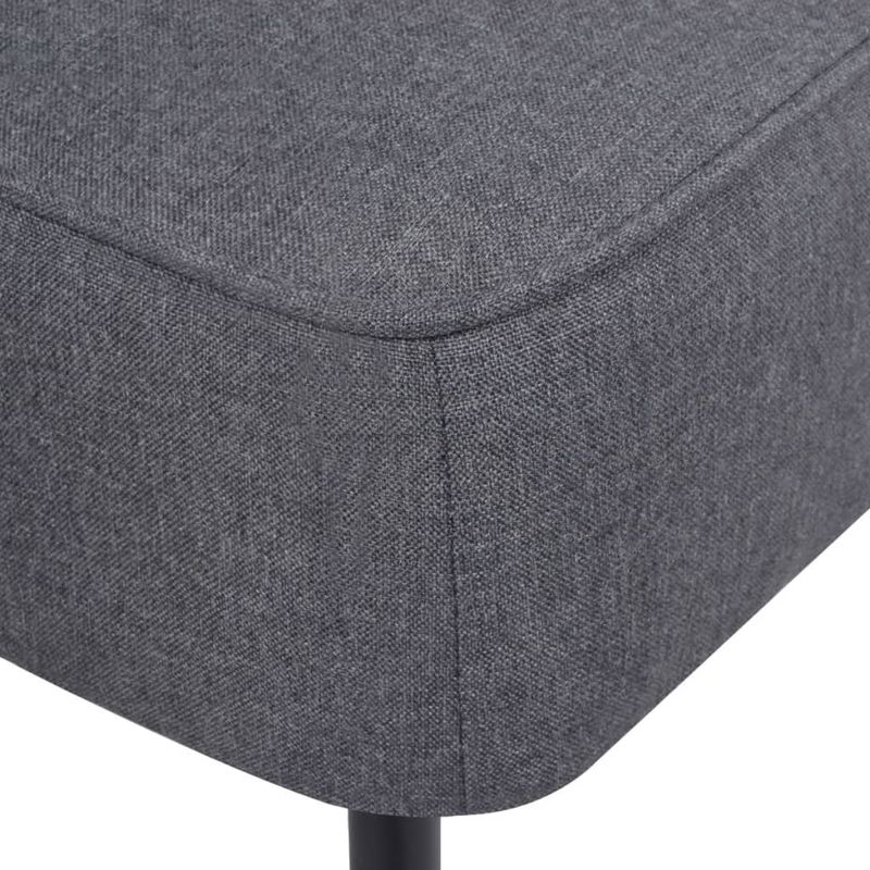 Casa si Gradina - Mobilier - Scaune si fotolii - Scaune - Scaun cocktail, gri inchis, material textil - Infinity.ro