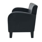 Casa si Gradina - Mobilier - Canapele si coltare - Canapele - Canapea cu 2 locuri Piele artificiala Negru - Infinity.ro