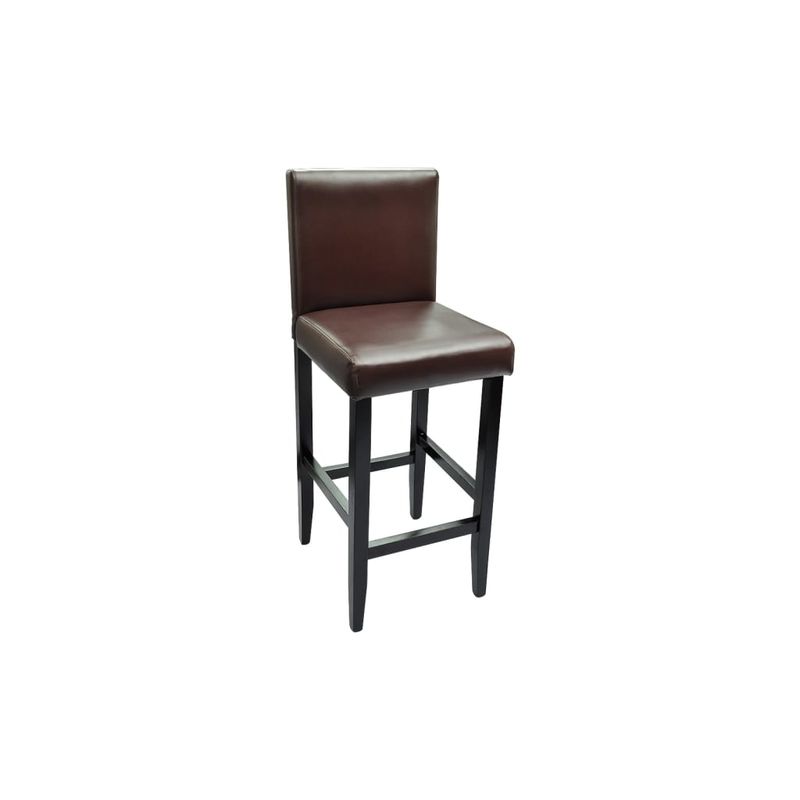 Casa si Gradina - Mobilier - Scaune si fotolii - Scaune - Scaune de bar, 2 buc., maro inchis, piele ecologica - Infinity.ro