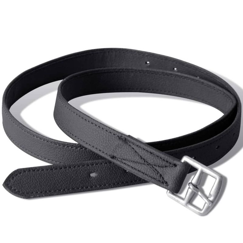 Sport si Outdoor - Accesorii si echipamente sportive - Echitatie - Set sa calarie 5-in-1 16", piele naturala, negru, 14 cm - Infinity.ro