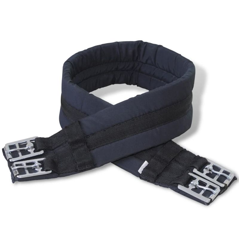 Sport si Outdoor - Accesorii si echipamente sportive - Echitatie - Set sa calarie 5-in-1 16", piele naturala, negru, 14 cm - Infinity.ro