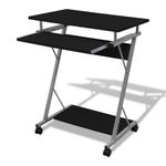 Casa si Gradina - Mobilier - Mese si birouri - Birouri - Birou pentru studenti cu polita glisanta, Negru - Infinity.ro