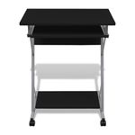 Casa si Gradina - Mobilier - Mese si birouri - Birouri - Birou pentru studenti cu polita glisanta, Negru - Infinity.ro