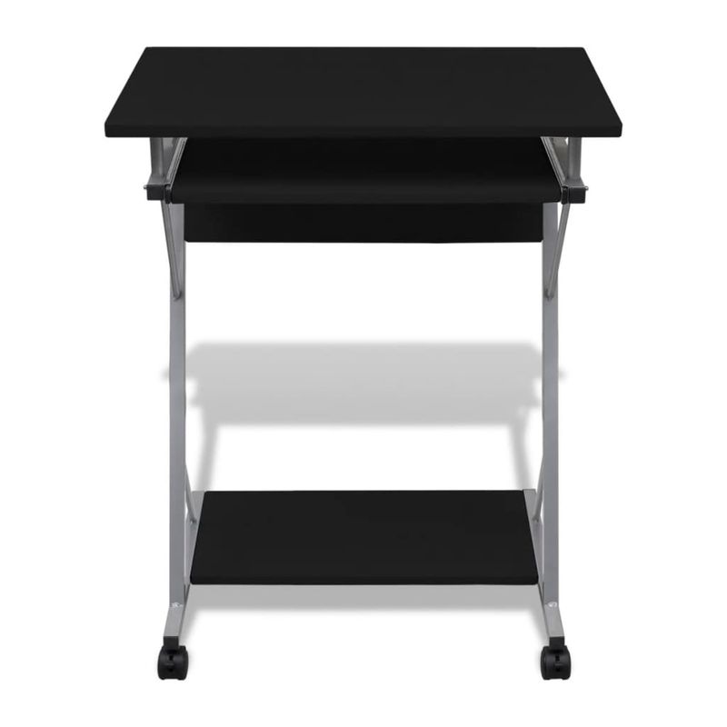 Casa si Gradina - Mobilier - Mese si birouri - Birouri - Birou pentru studenti cu polita glisanta, Negru - Infinity.ro