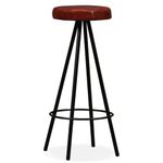 Casa si Gradina - Mobilier - Scaune si fotolii - Scaune - Scaune de bar, 4 buc., piele naturala - Infinity.ro