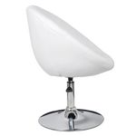 Casa si Gradina/Mobilier/Scaune si fotolii/Scaune - Scaun de bar, alb, piele ecologica - Infinity.ro