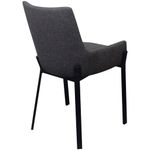 Casa si Gradina - Mobilier - Scaune si fotolii - Scaune - Scaune de bucatarie, 2 buc., gri inchis, material textil - Infinity.ro