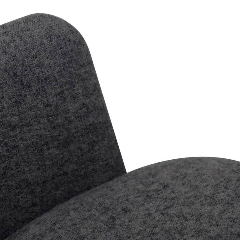 Casa si Gradina - Mobilier - Scaune si fotolii - Scaune - Scaune de bucatarie, 2 buc., gri inchis, material textil - Infinity.ro