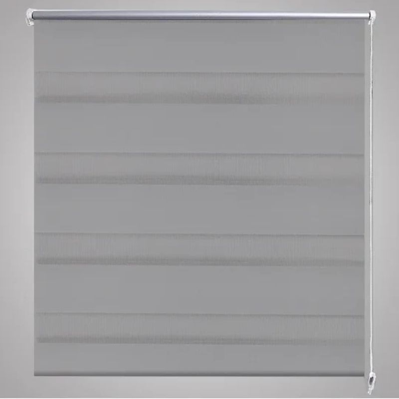 Casa si Gradina - Textile si covoare - Rulouri si jaluzele - Jaluzea tip zebra, 90 x 150 cm, gri - Infinity.ro
