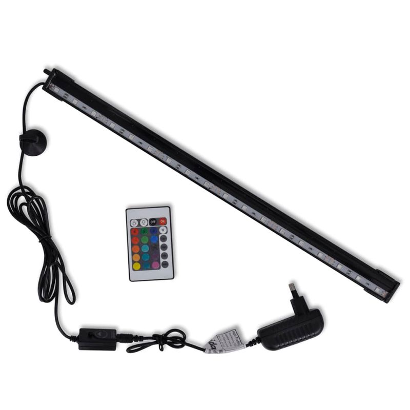 Casa si Gradina - Decoratiuni - Obiecte decorative - Accesorii decorative - Lampa cu LED pentru acvariu cu bule RGB 48 cm - Infinity.ro