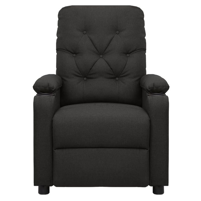 Ingrijire personala si Cosmetice - Sanatate si wellness - Articole wellness - Fotolii de masaj - Fotoliu de masaj electric rabatabil, negru, textil - Infinity.ro