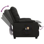 Ingrijire personala si Cosmetice - Sanatate si wellness - Articole wellness - Fotolii de masaj - Fotoliu de masaj electric rabatabil, negru, textil - Infinity.ro