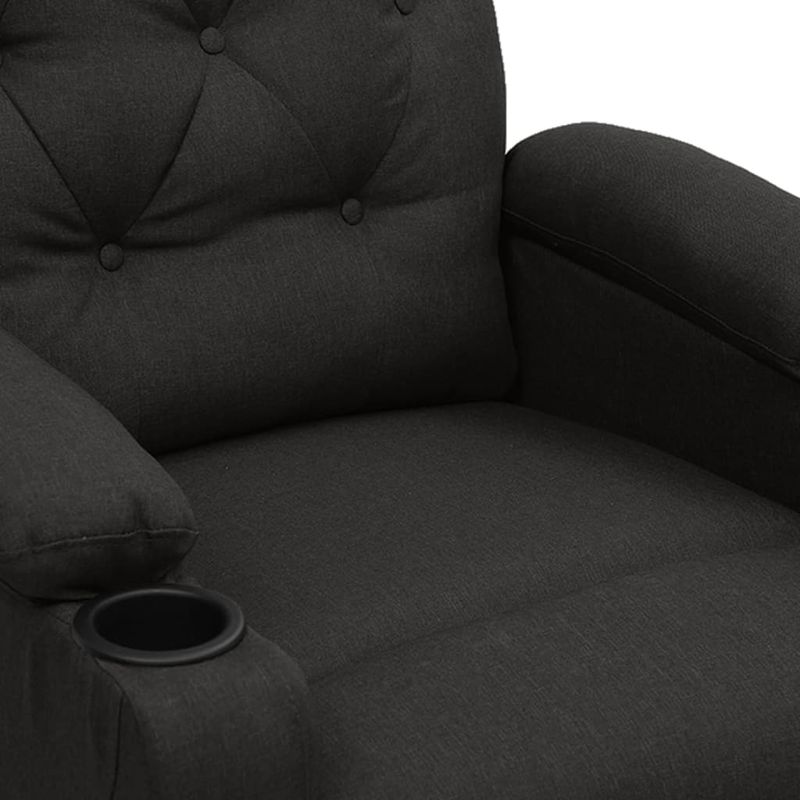 Ingrijire personala si Cosmetice - Sanatate si wellness - Articole wellness - Fotolii de masaj - Fotoliu de masaj electric rabatabil, negru, textil - Infinity.ro