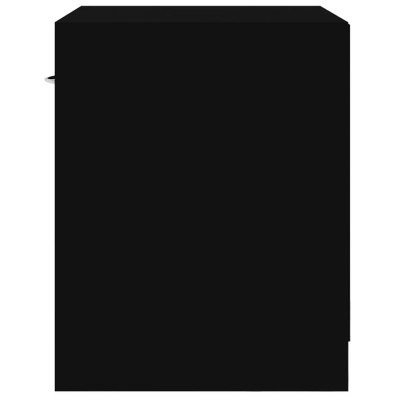 Casa si Gradina - Mobilier - Comode si corpuri - Noptiere - Noptiera cu sertar, 2 buc., negru - Infinity.ro