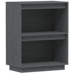 Casa si Gradina - Mobilier - Comode si corpuri - Comode - Dulap consola, gri, 60x34x75 cm, lemn masiv de pin - Infinity.ro